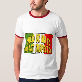 Camiseta T-shirt e presentes do inspector do peito de Cinco