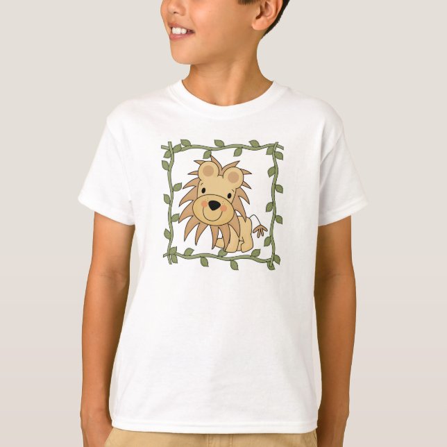 Camiseta T-shirt e presentes do leão do bebê (Frente)