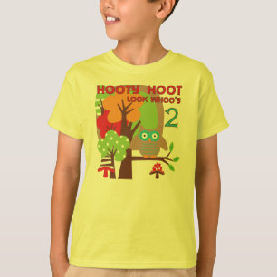 Camiseta T-shirt e presentes do segundo aniversário da