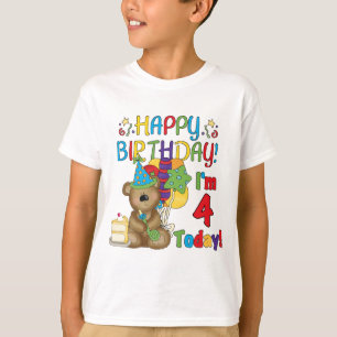 Camiseta T-shirt e presentes do urso de ursinho do feliz