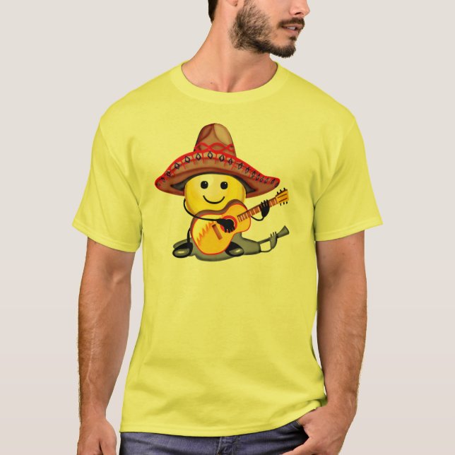 Camiseta T-shirt e presentes felizes de Cinco de Mayo da (Frente)