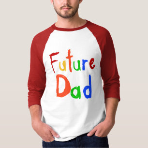 Camiseta T-shirt e presentes futuros do pai do texto do