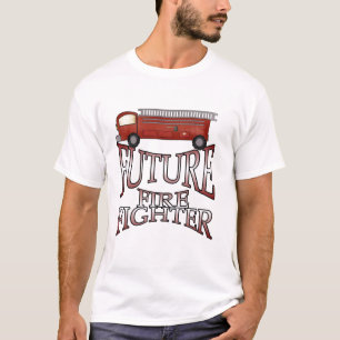 Camiseta T-shirt e presentes futuros do sapador-bombeiro da