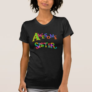 Camiseta T-shirt e presentes impressionantes da irmã