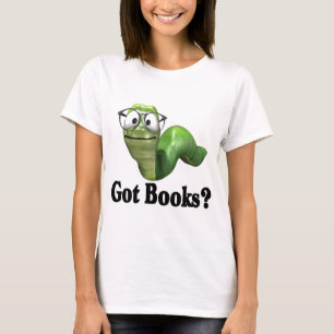 Camiseta T-shirt e presentes obtidos dos livros