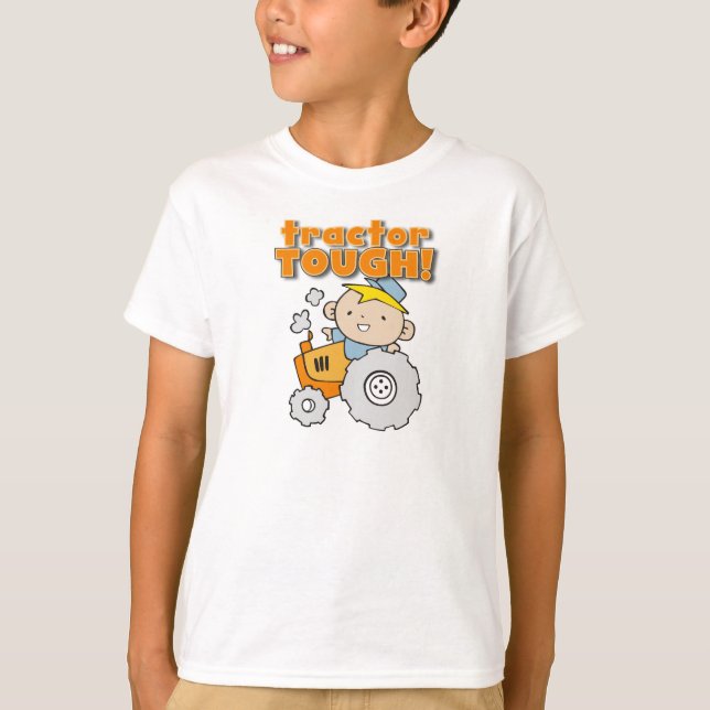 Camiseta T-shirt e presentes resistentes do trator (Frente)