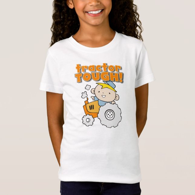 Camiseta T-shirt e presentes resistentes do trator (Frente)