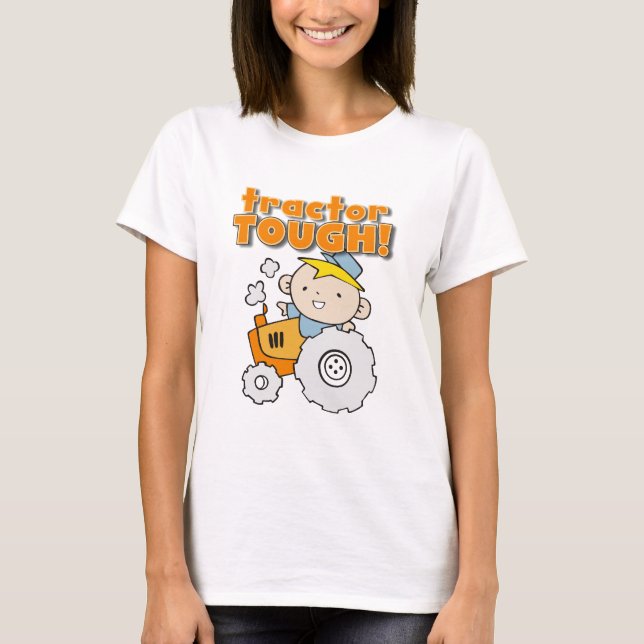 Camiseta T-shirt e presentes resistentes do trator (Frente)