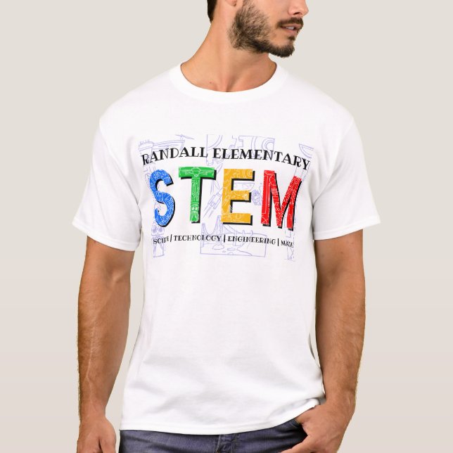 Camiseta T-Shirt Educacional STEM (Frente)