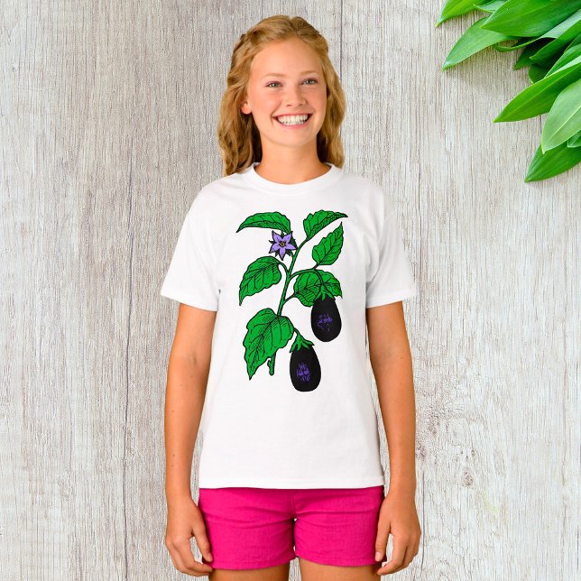 Camiseta T-Shirt EggPlant Girls (Criador carregado)