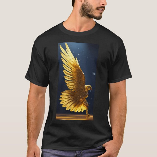 Camiseta T-Shirt Elegante Angel Wings (Frente)