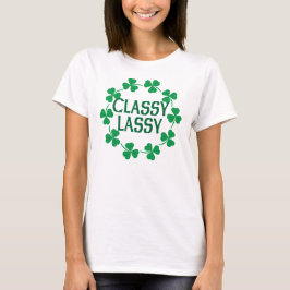 Camiseta T-shirt elegante dos trevos de Lassy