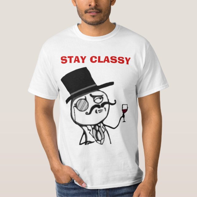 Camiseta T-shirt elegantes da cara do meme do Internet da (Frente)