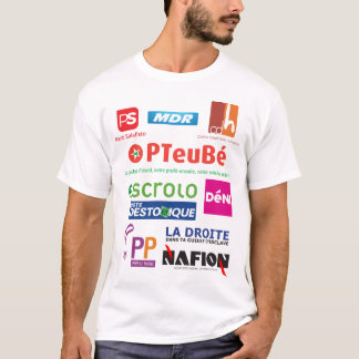 Camiseta T-Shirt Eleições 2019 de Bélgica Paródia