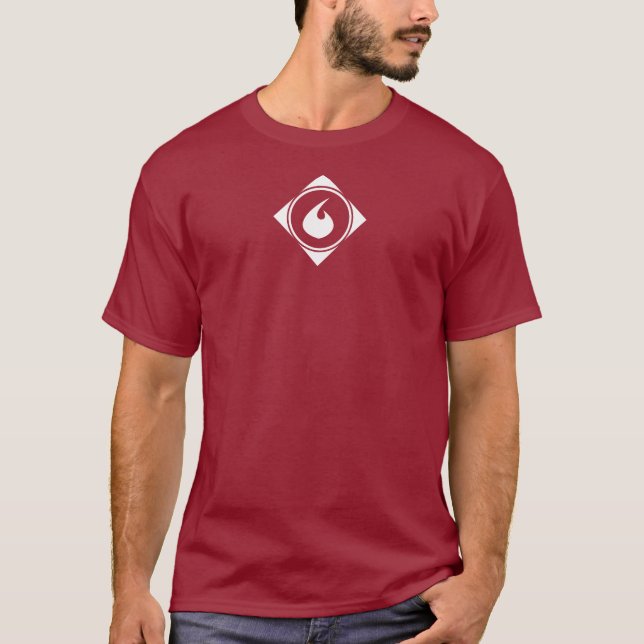Camiseta T-shirt elementar do fogo (Frente)
