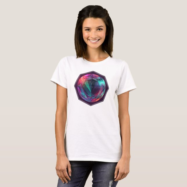 Camiseta T-Shirt Elevate Yout Inner Sparkle (Frente Completa)
