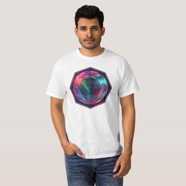 Camiseta T-Shirt Elevate Yout Inner Sparkle (Frente Completa)