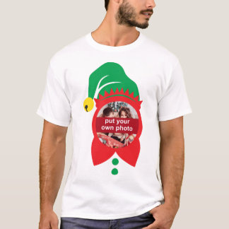 Camiseta T-Shirt Elf de Natal Personalizado