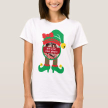 T-Shirt Elf de Natal Personalizado