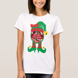 Camiseta T-Shirt Elf de Natal Personalizado
