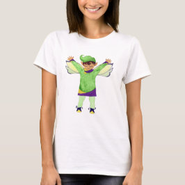 Camiseta T-Shirt Elf Verde feliz