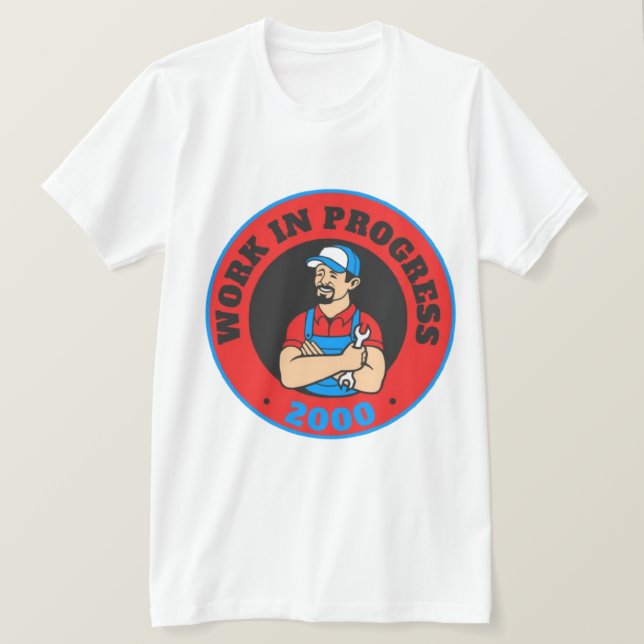 Camiseta T-Shirt em Andamento (Frente do Design)