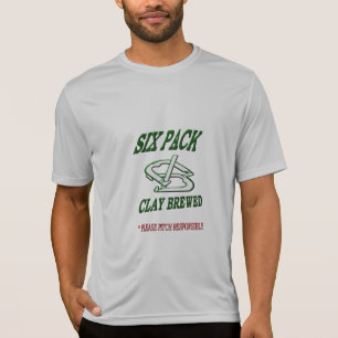 Camiseta T-shirt em ferradura do concorrente do Esporte-Tek