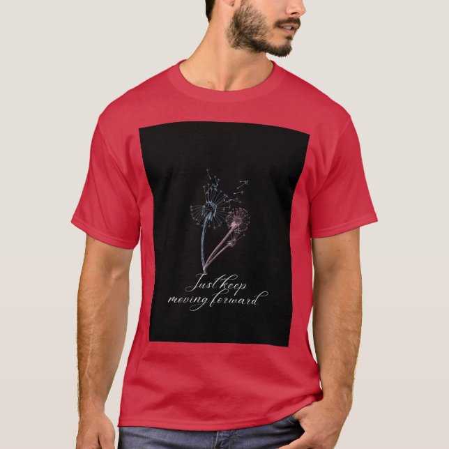 Camiseta T-shirt em movimento para adultos (Frente)