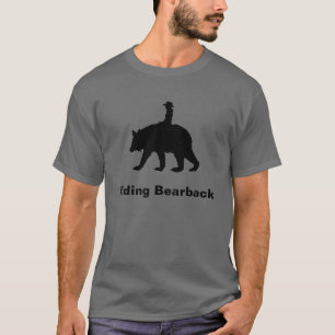 Camiseta T-shirt em pêlo de montada dos homens