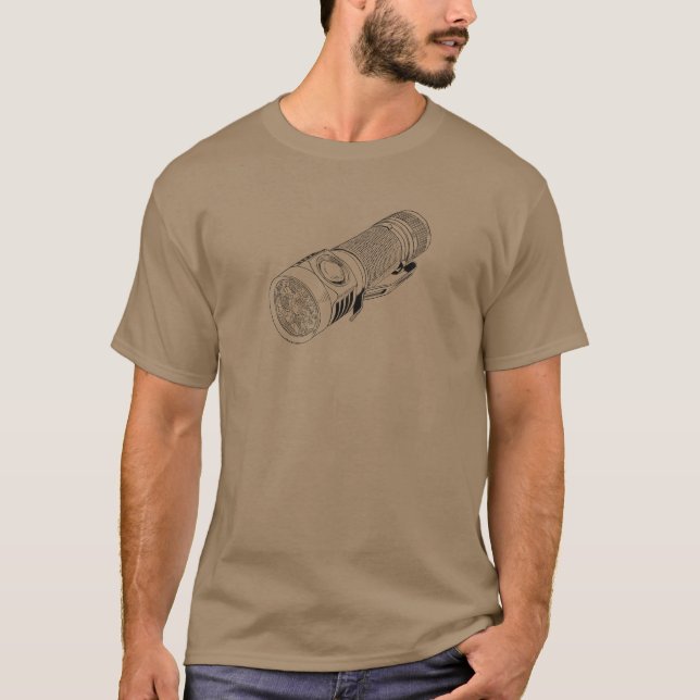 Camiseta T-Shirt Emisar D4V2 Sand (Frente)