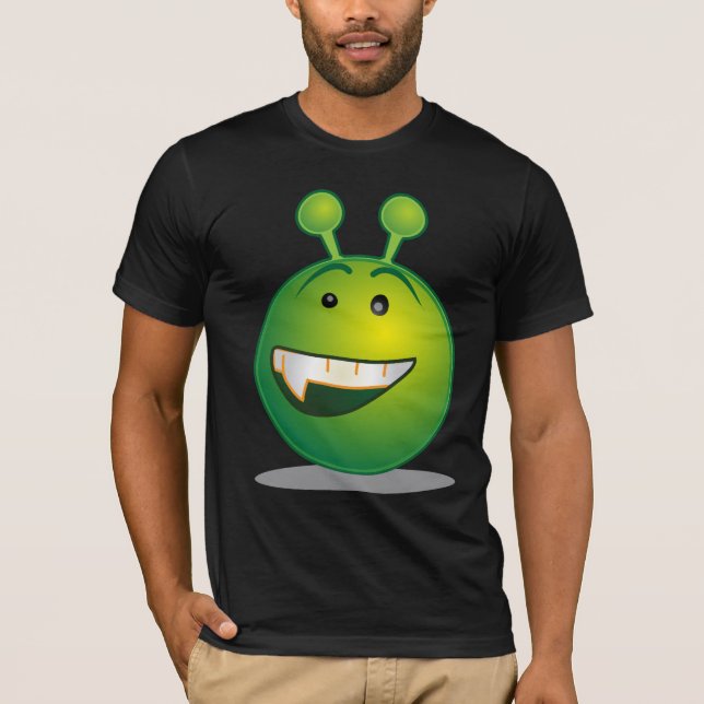 Camiseta T-shirt EMOJI ALIENÍGENA FUNNY TRENDY (Frente)