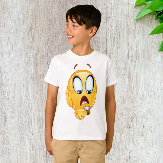 Camiseta T-Shirt Emoji Em Estresse (Criador carregado)
