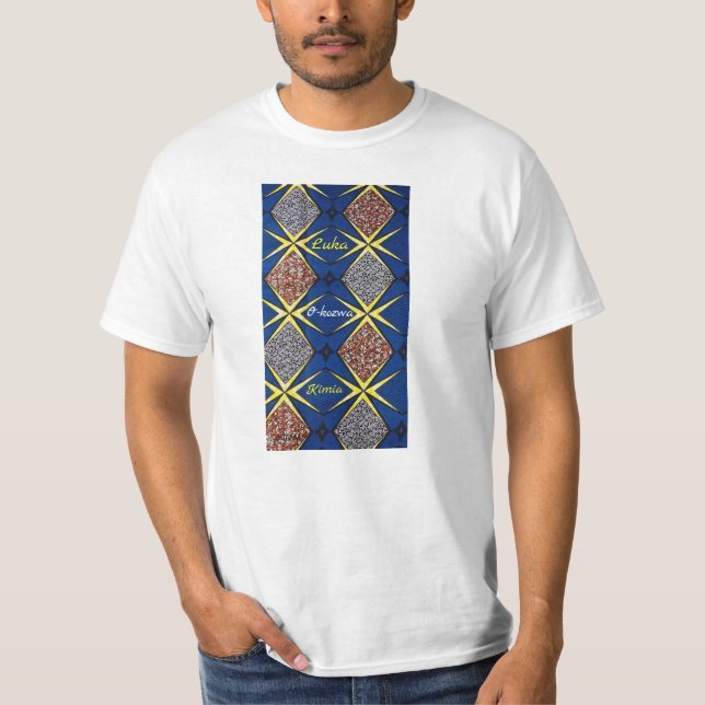Camiseta T-shirt en lingala /  luka o-kozwa kimia (Frente)