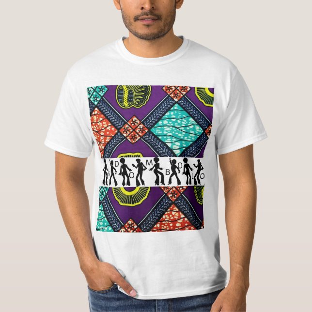 Camiseta T-shirt en lingala /  Ndombolo (Frente)