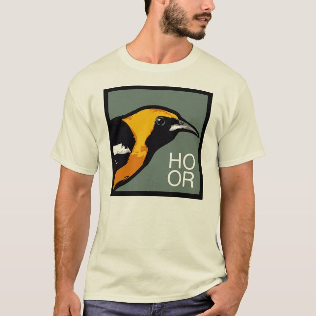 Camiseta T-shirt encapuçado de Oriole (Frente)