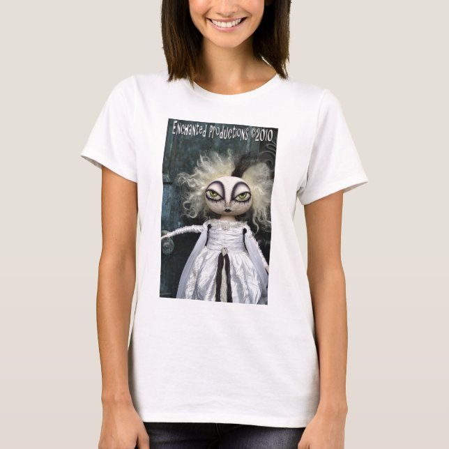 Camiseta T-shirt Enchanted da boneca do fantasma da (Frente)