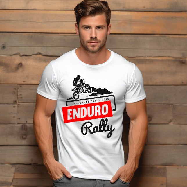 Camiseta T-Shirt Enduro Rally (Criador carregado)