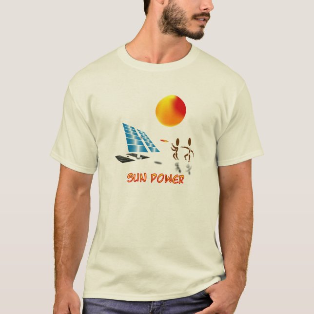 Camiseta T-Shirt Energia Solar Sensível (Frente)