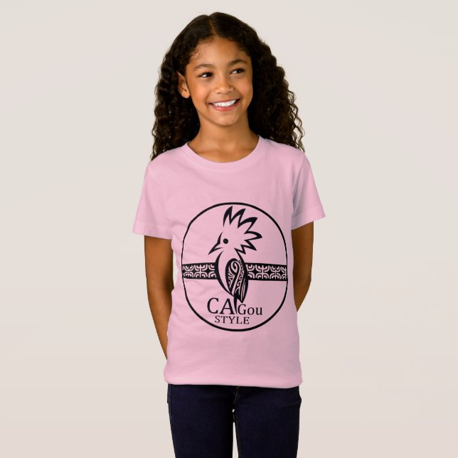 Camiseta T-shirt enfant CAgou STYLE (Frente Completa)