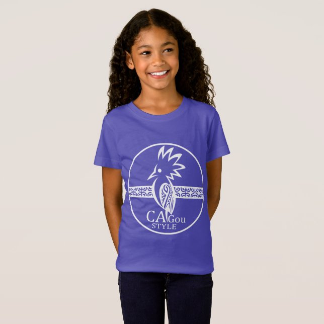 Camiseta T-shirt enfant CAgou STYLE (Frente Completa)