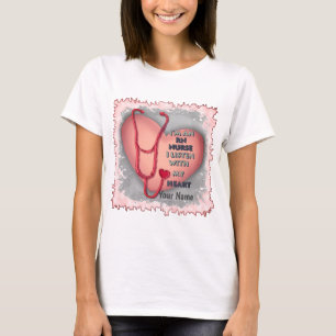 Camiseta T-Shirt Enfermeira Red Heart RN