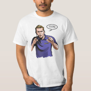 Camiseta T-shirt engodo da cara do wow