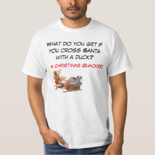 Camiseta T-shirt engraçada da Piada de Natal