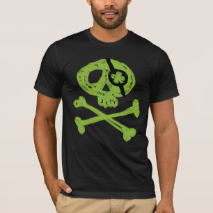 Camiseta T-shirt engraçada da Pirata Verde