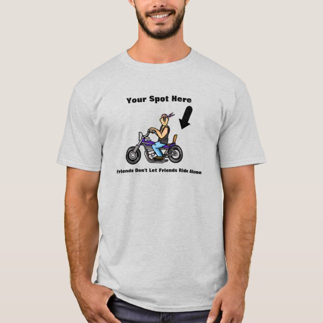 Camiseta T-shirt Engraçada De Motocicletas Que Requer Um Pa (Frente)