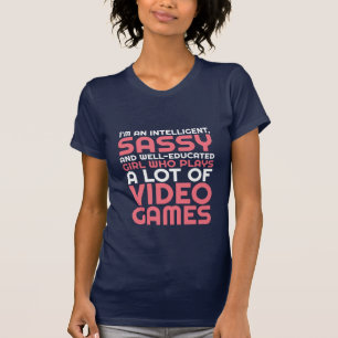 Camiseta T-shirt engraçada para jogos para Geeks e Gamers G
