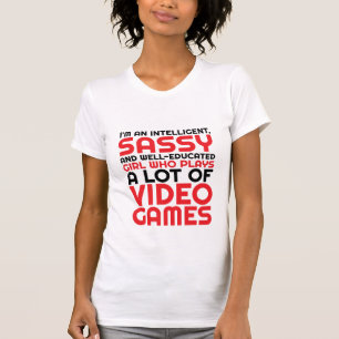 Camiseta T-shirt engraçada para jogos para Geeks e Gamers G