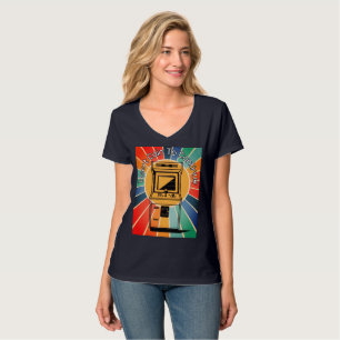 Camiseta T-shirt engraçada para jogos Retro