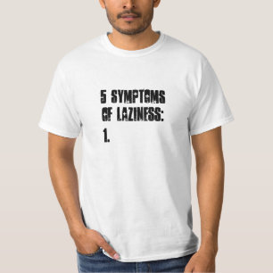 Camiseta T-shirt engraçada para Pessoas preguiçosas