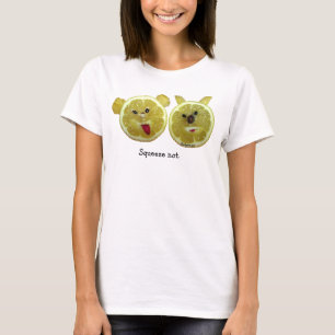 Camiseta T-shirt engraçado /Apparel das frutas do limão d